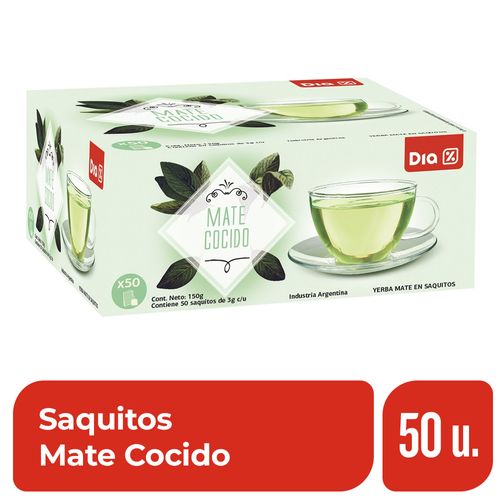 Mate Cocido DIA en saquitos 50 Ud.