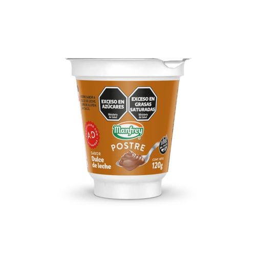 Postre Dulce de Leche Manfrey 120 Gr.