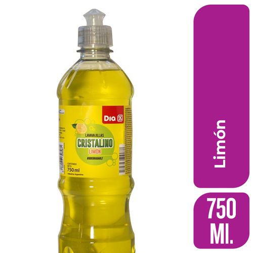 Detergente Lavavajilla DIA Limón 750 Ml.