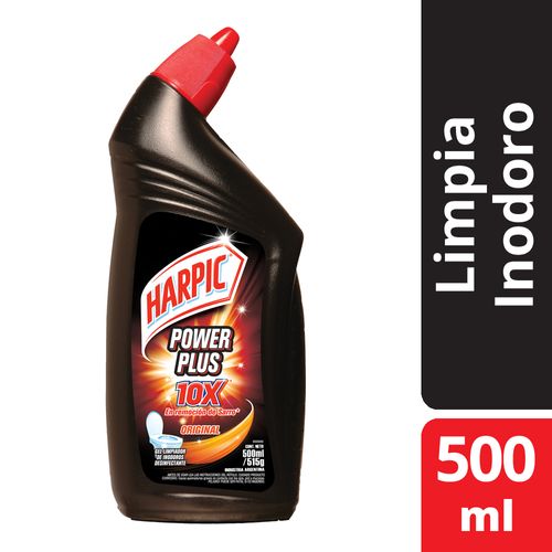 Gel Limpia Inodoro Harpic Power Plus Original 500 Ml.