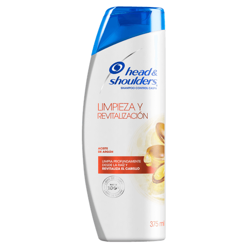 Shampoo Aceite de Argán Control Caspa  Head & Shoulders 375 Ml.