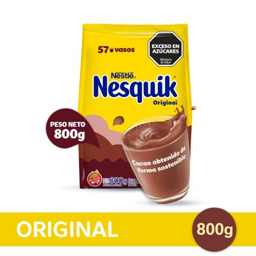 Original Cacao en Polvo Nesquik x 800 Gr.