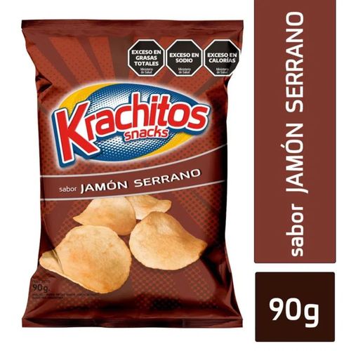 Papas Fritas Jamon Serrano Krachitos 90 Gr