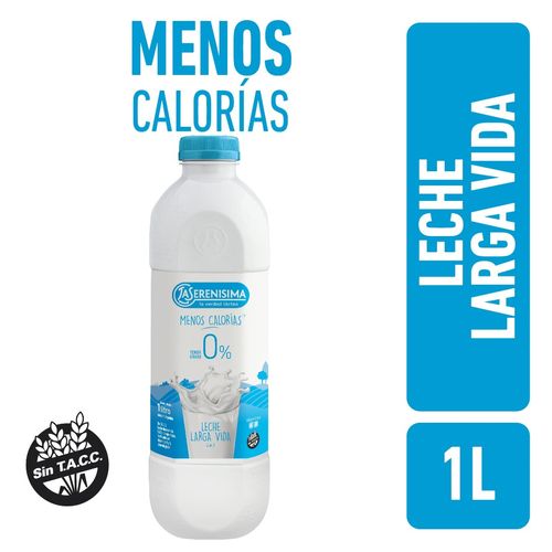 Leche Descremada La Serenísima Botella 0% 1 Lt.