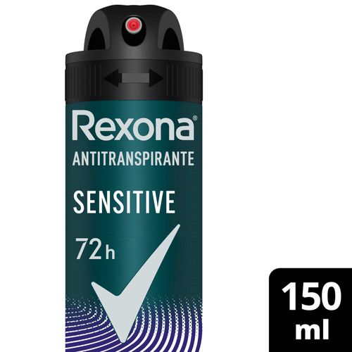 Desodorante Sensitive Men Rexona 150 Ml.