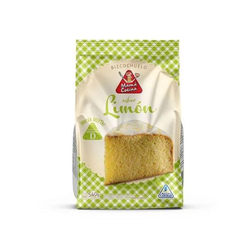 Premezcla para Bizcochuelo Sabor Limón Mamá Cocina 540 Gr.