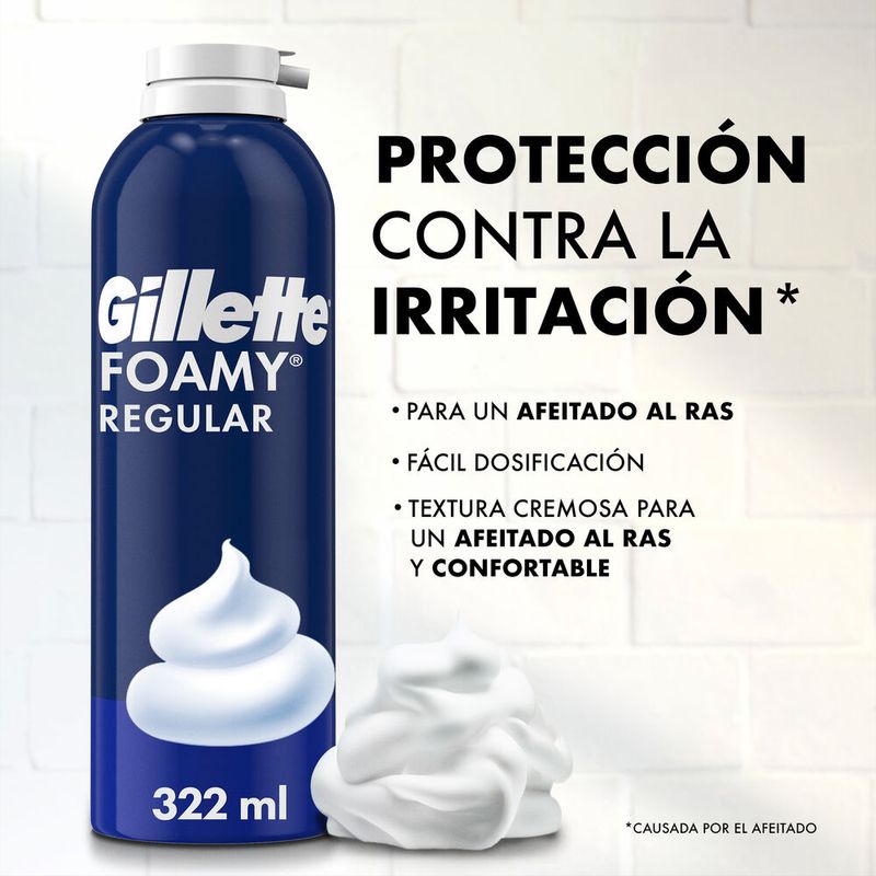 Espuma-de-Afeitar-Gillette-Foamy-con-Textura-Cremosa-y-Abundante-322-Ml-_2