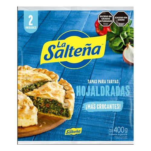 Tapa Para Tartas Hojaldre La Salteña 400 Gr.