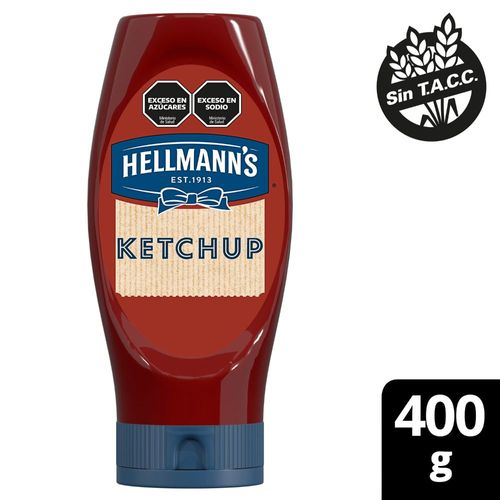 Hellmanns Ketchup Squeeze 400 Grs.