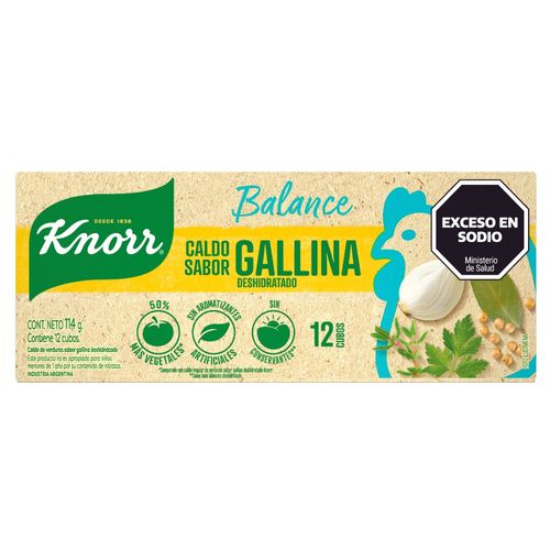 Caldo Gallina Balance Knorr 12 Ud.