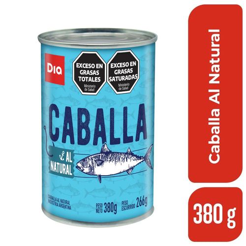 Caballa al natural DIA 380 Gr.