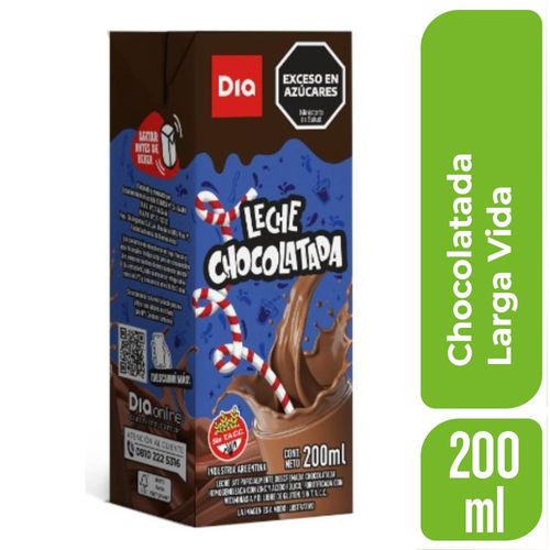 Leche Chocolatada DIA Larga Vida 200 Ml.