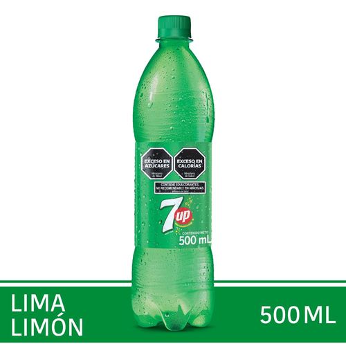 Gaseosa 7 Up Botella 500 Ml.