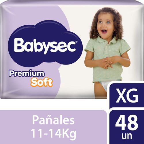 Pañales Premium XG Babysec 48 Ud.