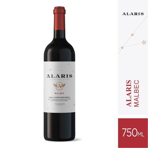 Vino Tinto Trapiche Alaris Malbec 750 ml.