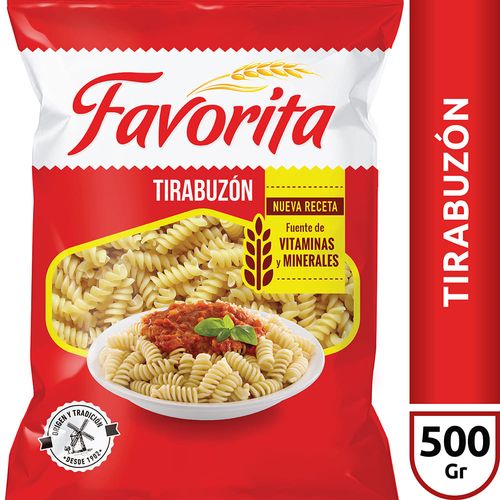 Fideos Tirabuzón Favorita 500 Gr.