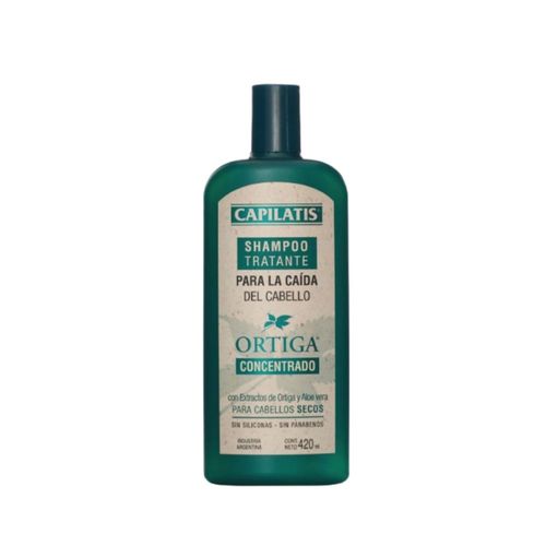 Shampoo Tratante Ortigas Concentrado Capilatis 420 Ml.