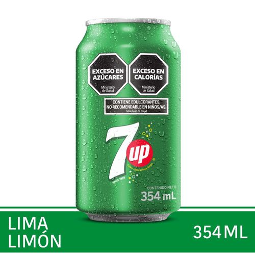 Gaseosa 7 Up Lata 354 Ml.