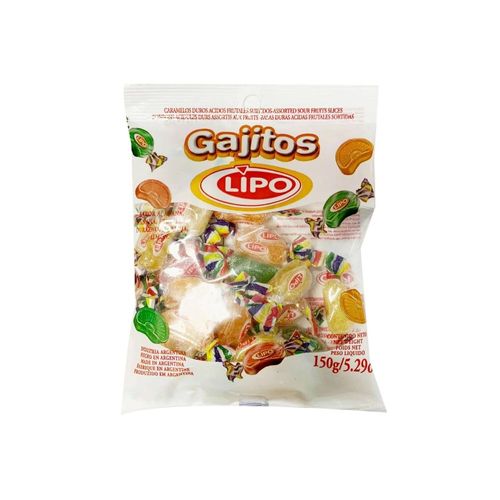 Caramelos Gajitos Frutales Lipo 150 Gr.