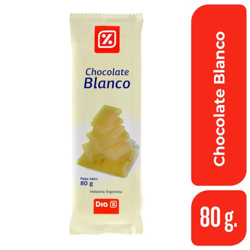 Chocolate DIA Blanco 80 Gr.