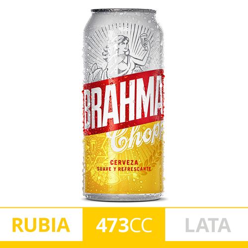 Cerveza Brahma Lata 473 ml.