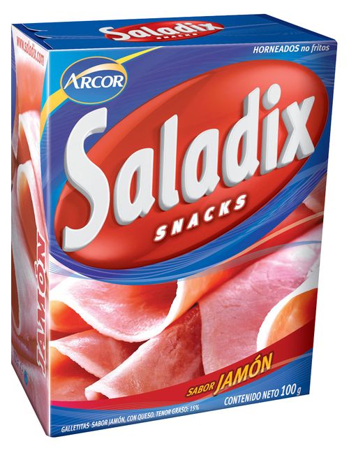 Snack Saladix Jamon 100 Gr.