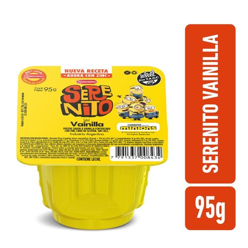 Postre Minions Vainilla Serenito 95 Gr.