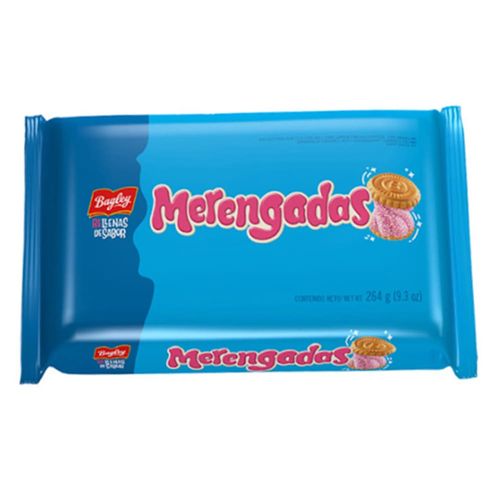 Galletitas Merengadas relleno de Frutilla 3 Ud. 279 Gr.