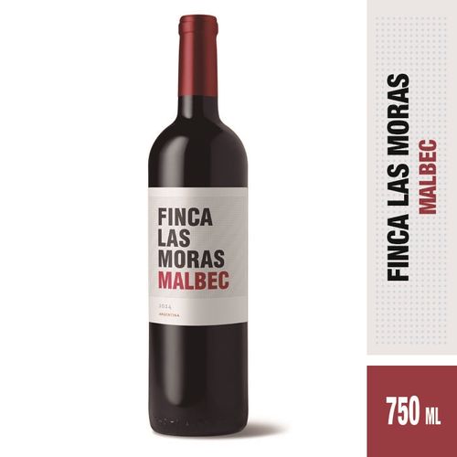 Vino Tinto Finca Las Moras Malbec 750 ml.