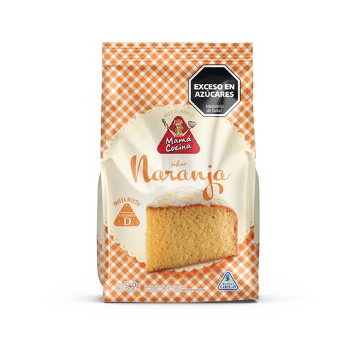 Premezcla Bizcochuelo Naranja Vitamina D Mama Cocina 540 Gr