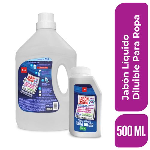 Jabon Liquido Con Botella Dia 500 Ml.