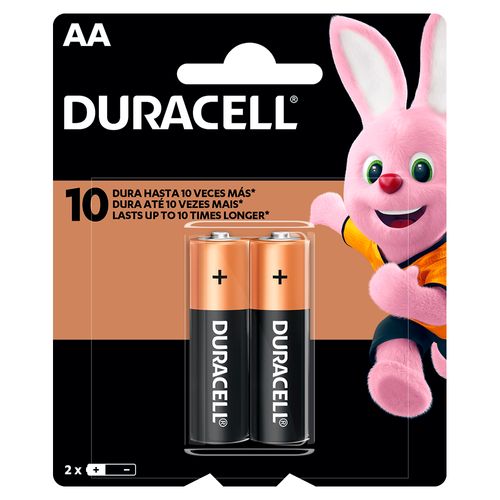 Pilas Alcalinas Duracell AA 2 Un.