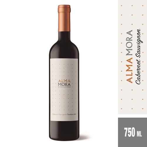 Vino Tinto Alma Mora Cabernet Sauvignon 750 ml.