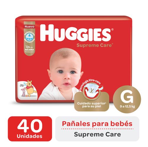 Pañal Huggies Supreme Care G x 40 Ud.