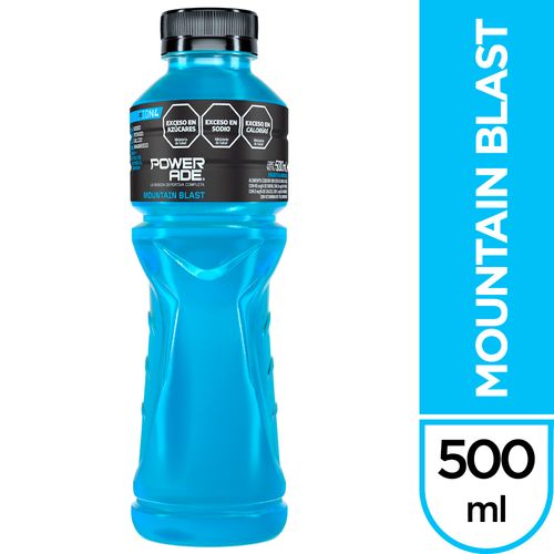 Bebida isotónica Powerade mountain blast 500 Ml.