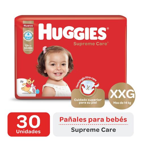 Pañal Huggies Supreme Care XXG x 30 Ud.