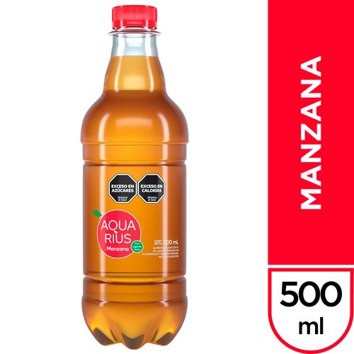 Agua Saborizada Aquarius Manzana 500 Ml.