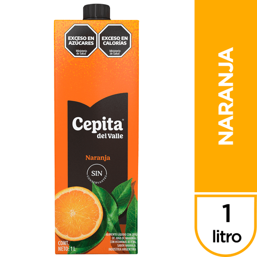 Jugo Cepita del Valle Naranja Tentación 1 Lt.