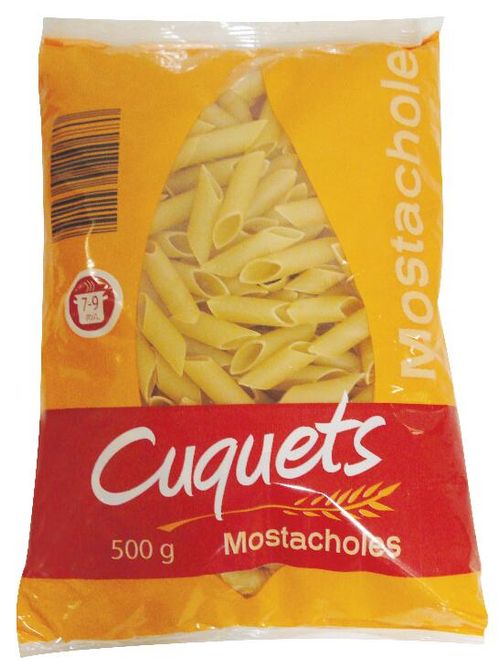 Fideos Mostachol Cuquets 500 Gr.