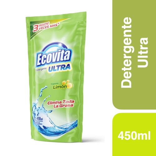 Detergente Ultra Limon Ecovita 450 ml