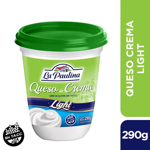 Queso de Crema Light La Paulina 290 Gr.