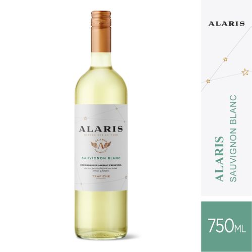 Vino Blanco Trapiche Alaris Sauvignon Blanc 750 ml.