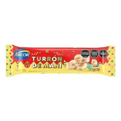 Turrón de Maní Arcor 80 Gr.