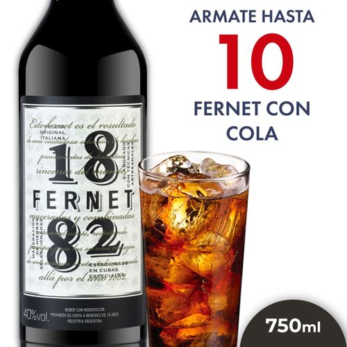 Aperitivo Fernet 1882 750 ml.