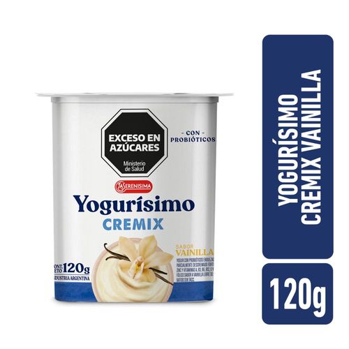 Yogur Cremix vainilla Yogurisimo 120 Gr.