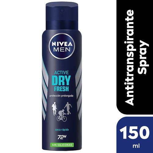 Desodorante Antitranspirante Nivea Men Dry Fresh Sin Siliconas X 150 Ml.