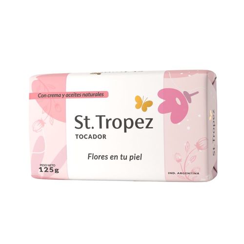 Jabon Tocador Flores Saint Tropez 125 Gr.