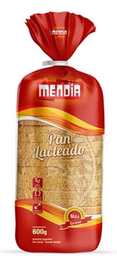 Pan Lactal Familiar Mendia 600 Gr.