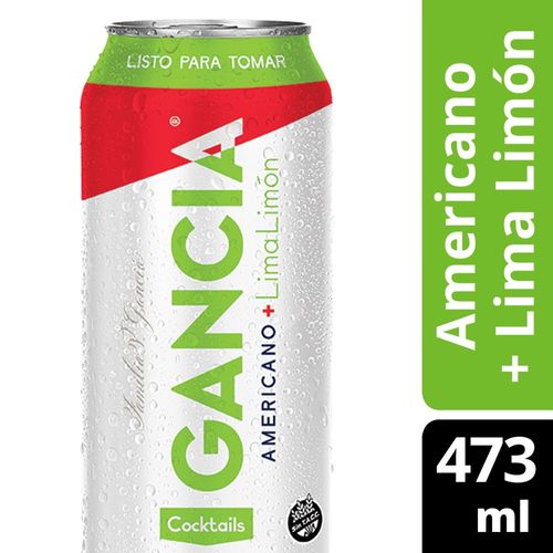 Aperitivo Americano Gancia Lima Limón 473 Ml.