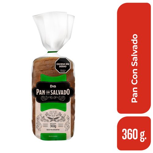 Pan de molde Salvado DIA 360 Gr.